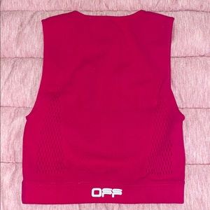 Off white seamless crop top
